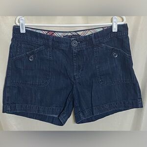 Tommy Hilfiger Boyfriend Blue Denim Jean Shorts